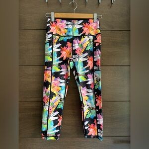 Constantly Varied Gear Dragonflies Capri Leggings XS